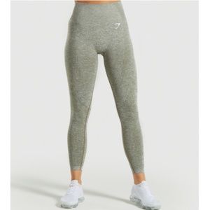 Gymshark Vital Seamless Leggings Khaki Marl